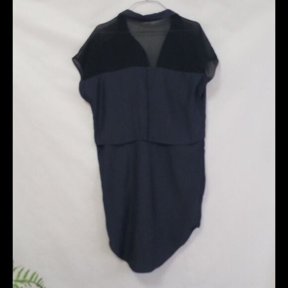 SILENCE +NOISE HIGH LOW‎ SHIRT DRESS SIZE M - Picture 4 of 8
